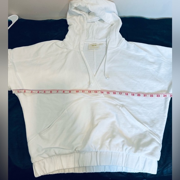 🔥Mave by Anthropology White pullover Hoodie 🔥 - Picture 3 of 6